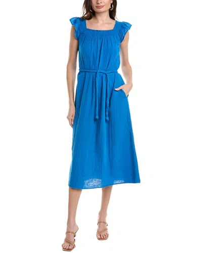 Shop Velvet By Graham & Spencer Justine Maxi Dress In Blue