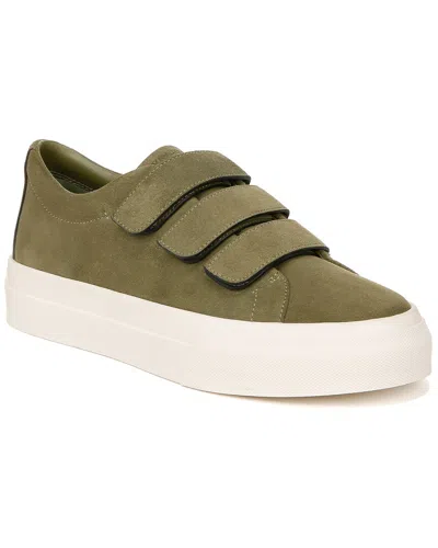 Shop Vince Sunnyside Leather Sneaker In Green
