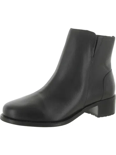 Shop David Tate Lago Womens Leather Waterproof Ankle Boots In Black