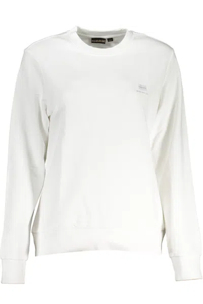 Shop Napapijri Cotton Women's Sweater In White