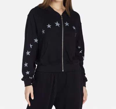 Shop Lauren Moshi Lachelle Retro Skate Hoodie In Black