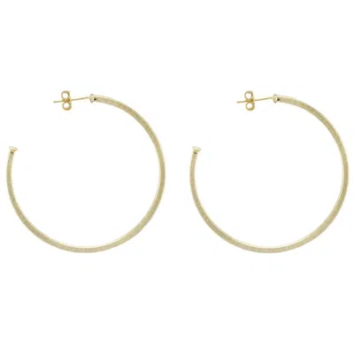 Shop Sheila Fajl Perfect Hoop Earrings In Gold