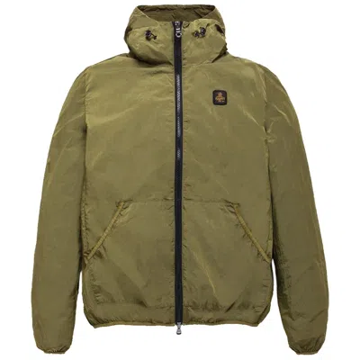 Refrigiwear Chic Ultralight Nylon Jacket With Garment-dyed Finish In Green