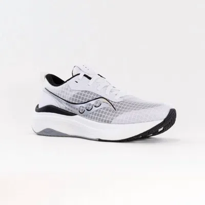 Saucony Men's Freedom Crossport Running Shoes - D/medium Width In White/black In Multi