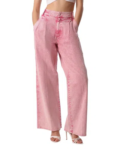 Shop Avec Les Filles Low Rise Trouser In Pink