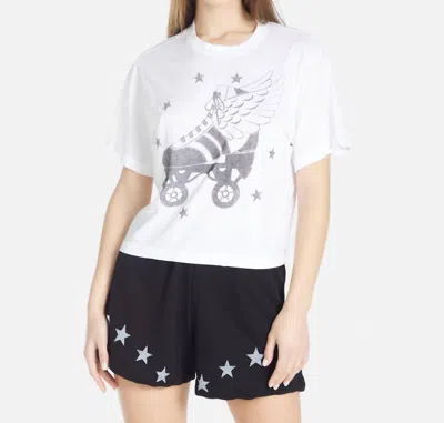 Shop Lauren Moshi Rue Retro Skate Tee In White