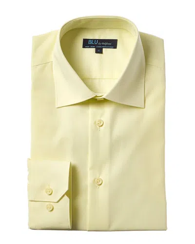 Shop Blu Non-iron Dress Shirt In Yellow