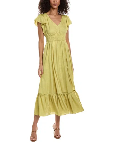 Shop Taylor Boucle Mini Dress In Green