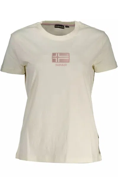 Shop Napapijri Cotton Tops & Women's T-shirt In White