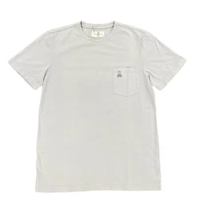Psycho Bunny Men's Short Sleeve Pocket Tee In Alloy In Grey