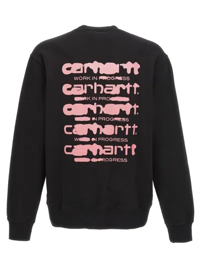 Shop Carhartt Wip 'ink Bleed' Sweatshirt In Black