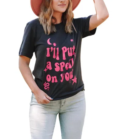 Shop Friday + Saturday I Put A Spell On You Tee In Black