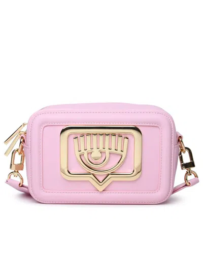 Shop Chiara Ferragni 'eyelike' Pink Polyester Bag