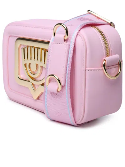 Shop Chiara Ferragni 'eyelike' Pink Polyester Bag