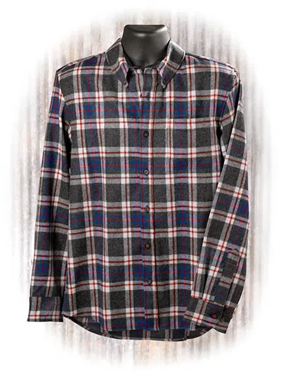 Shop Pendleton Fireside Button Down Shirt In Oxford Mix Windowpane In Multi