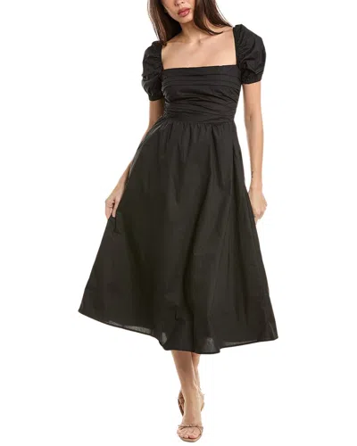 Shop Opt O. P.t. River Midi Dress In Black
