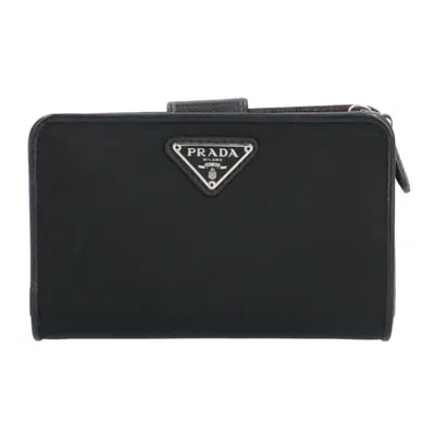 Shop Prada Synthetic Wallet () In Black