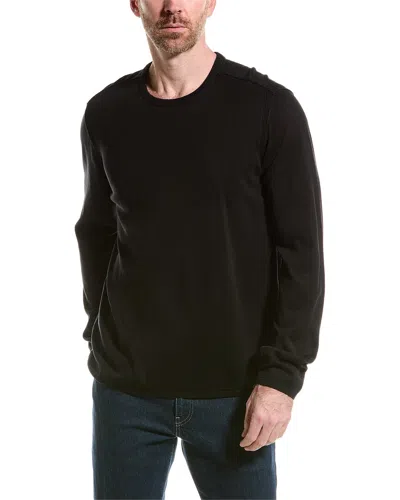 Shop John Varvatos Luke Crewneck Sweater In Black