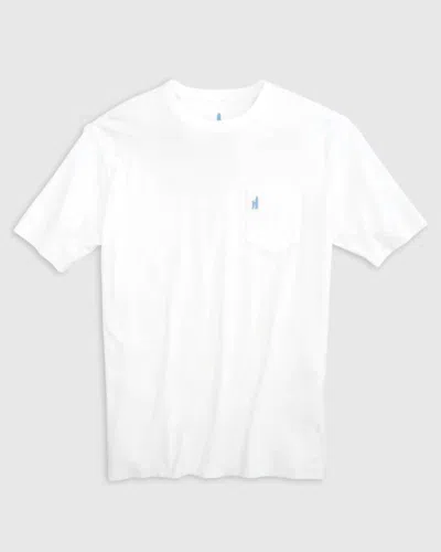 Shop Johnnie-o Dale T-shirt In White