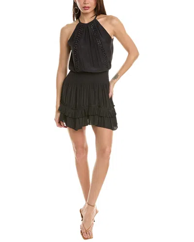 Shop Ramy Brook Delfina Mini Dress In Black