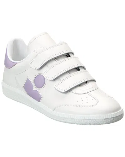 Shop Isabel Marant Beth Leather Sneaker In Purple