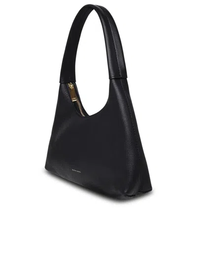 Shop Mansur Gavriel Hobo Candy' Mini Bag In Black Leather