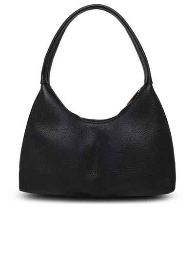 Shop Mansur Gavriel Hobo Candy' Mini Bag In Black Leather