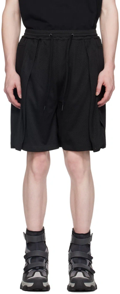 Shop Namesake Black Roy Cage Shorts In Euphoric Black