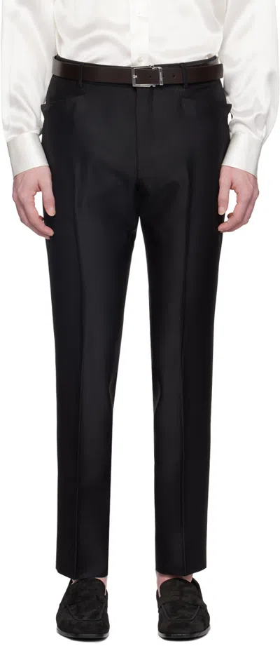 Shop Tom Ford Black Atticus Trousers