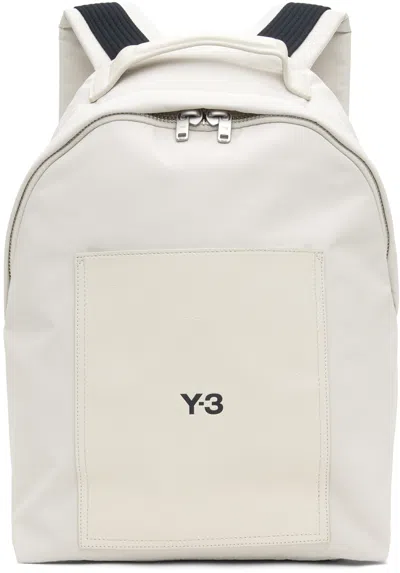 Shop Y-3 Beige Lux Backpack In Talc