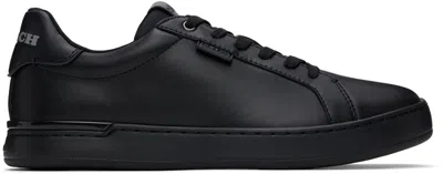 Shop Coach Black Lowline Sneakers