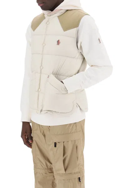 Shop Moncler Grenoble Veny Padded Feather Vest For In Multicolor