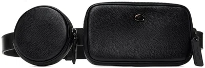 Shop Coach Black Multi Pouch Belt Bag