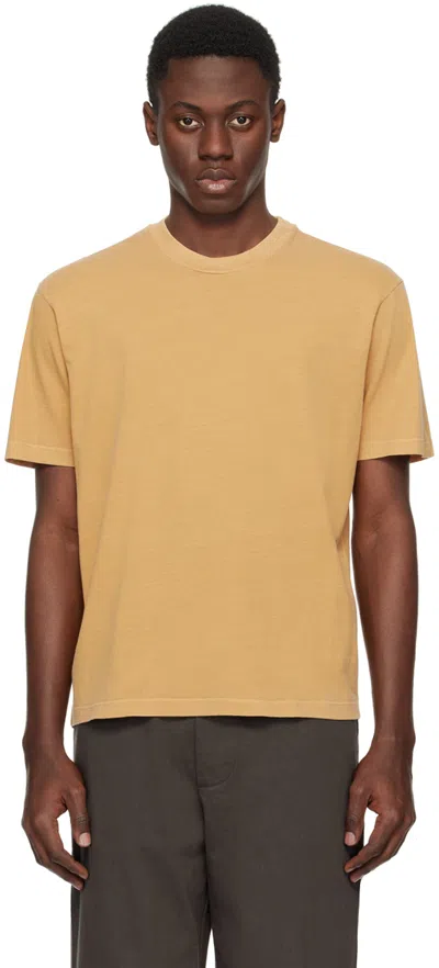 Shop Lady White Co. Yellow Athens T-shirt In Mustard Pigment