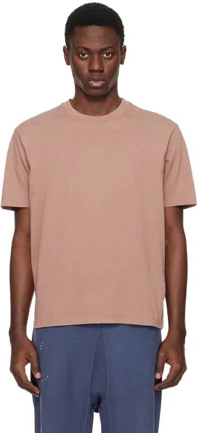 Shop Lady White Co. Pink Athens T-shirt In Deep Mauve
