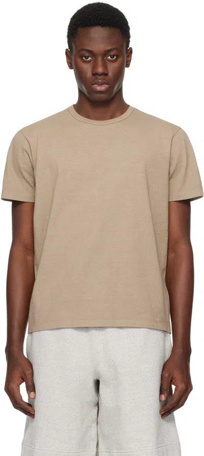 Shop Lady White Co. Two-pack Khaki 'our T-shirt' T-shirts In Almond
