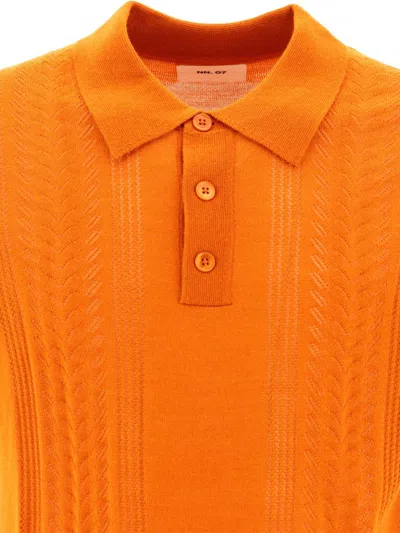 Shop Nn07 Nn.07 "thor" Polo Shirt In Orange