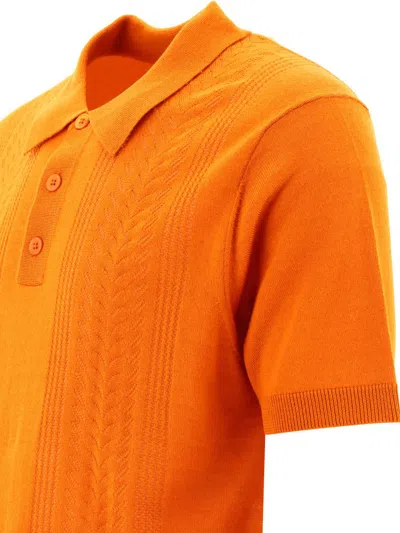 Shop Nn07 Nn.07 "thor" Polo Shirt In Orange