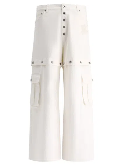 Shop Off-white "90s Logo" Cargo Trousers