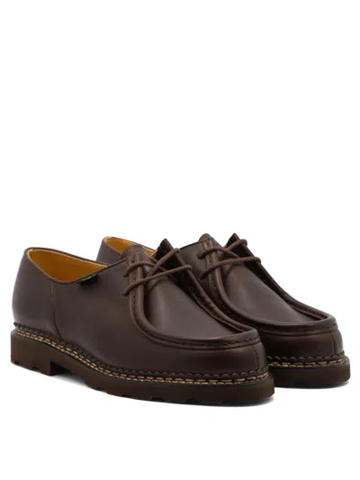 Shop Paraboot "micheal Marche Ii" Lace-up Shoes In Brown