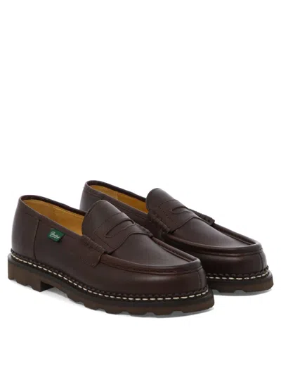 Shop Paraboot "reims" Loafers In Brown