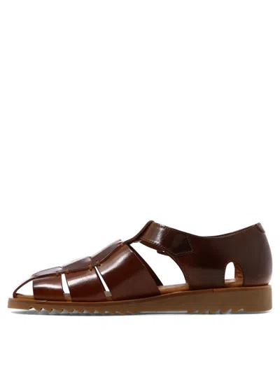 Shop Paraboot "pacific Sport" Sandals In Brown
