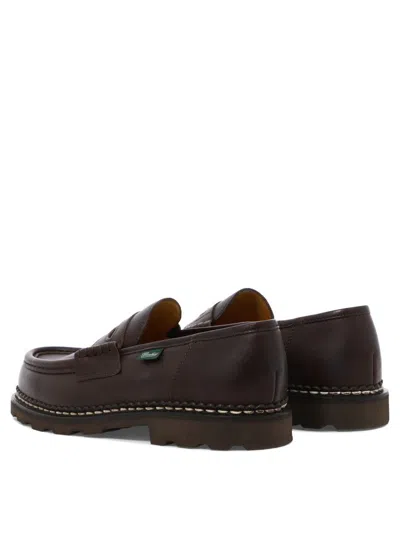 Shop Paraboot "reims" Loafers In Brown