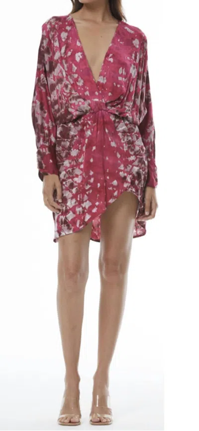 Shop Young Fabulous & Broke Charlie Mini Dress In Winterberry In Pink