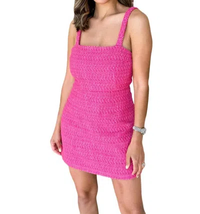 Shop Pinch Jacques Tweed Skirt In Pink
