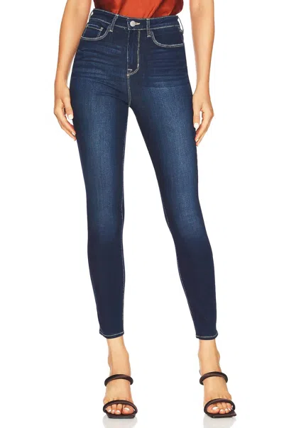 Shop L Agence Monique Ultra High Rise Skinny Jean In Stanford In Blue