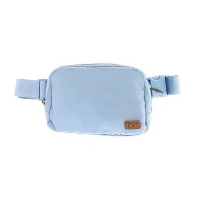 C.c Beanie Women's Belt Bag In Steel Blue In Blue