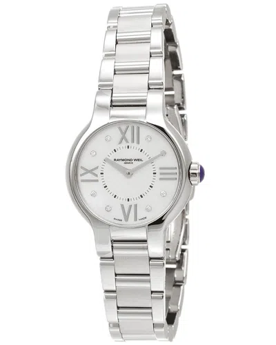 Shop Raymond Weil Women's Noemia Diamond Watch In Silver