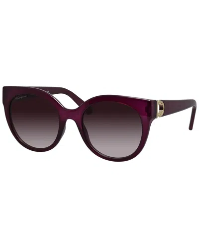 Shop Ferragamo Women's Sf1031s 53mm Sunglasses In Purple