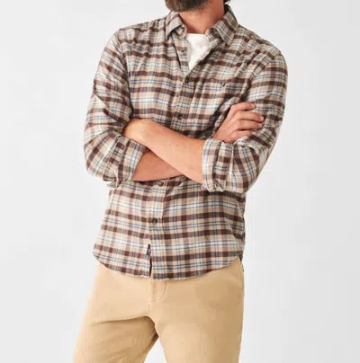 Shop Faherty The Movement Flannel Shirt In Ridgeline Plaid In Multi